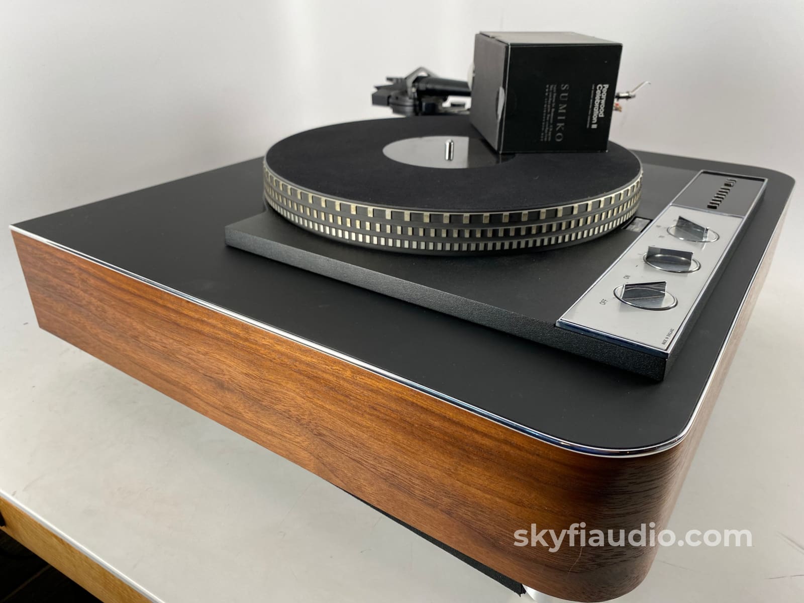 Custom Garrard 401 Turntable With Sme Arm Sumiko Cartridge And New Plinth