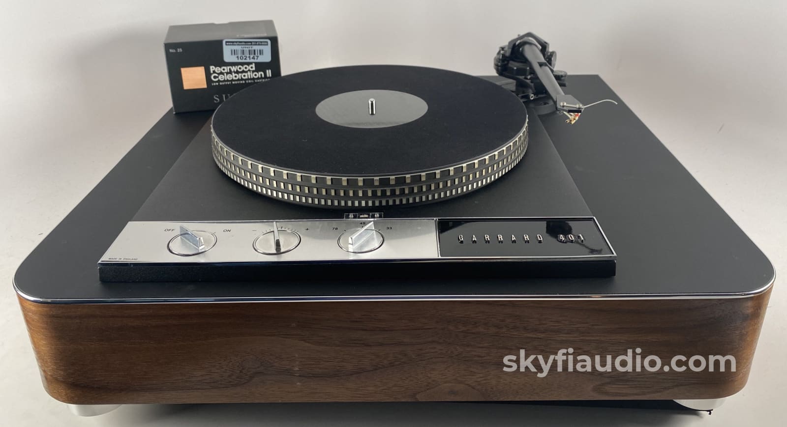 Custom Garrard 401 Turntable With Sme Arm Sumiko Cartridge And New Plinth