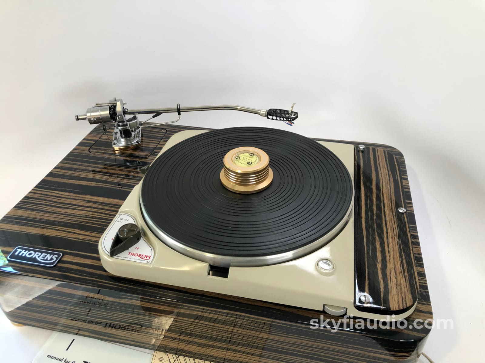 Custom Thorens Td-124 For Sean - No Tonearm Turntable