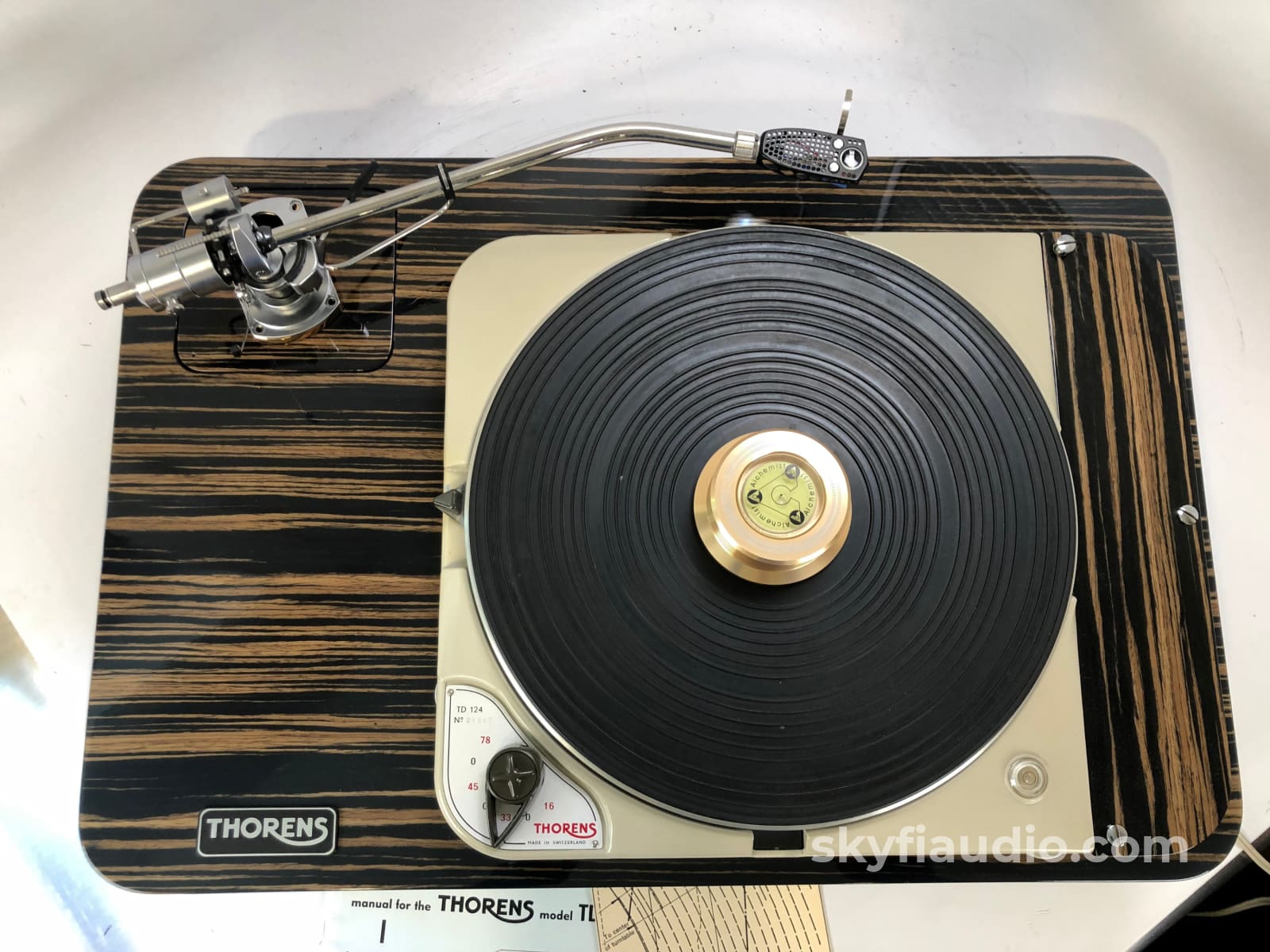 Custom Thorens Td-124 For Sean - No Tonearm Turntable