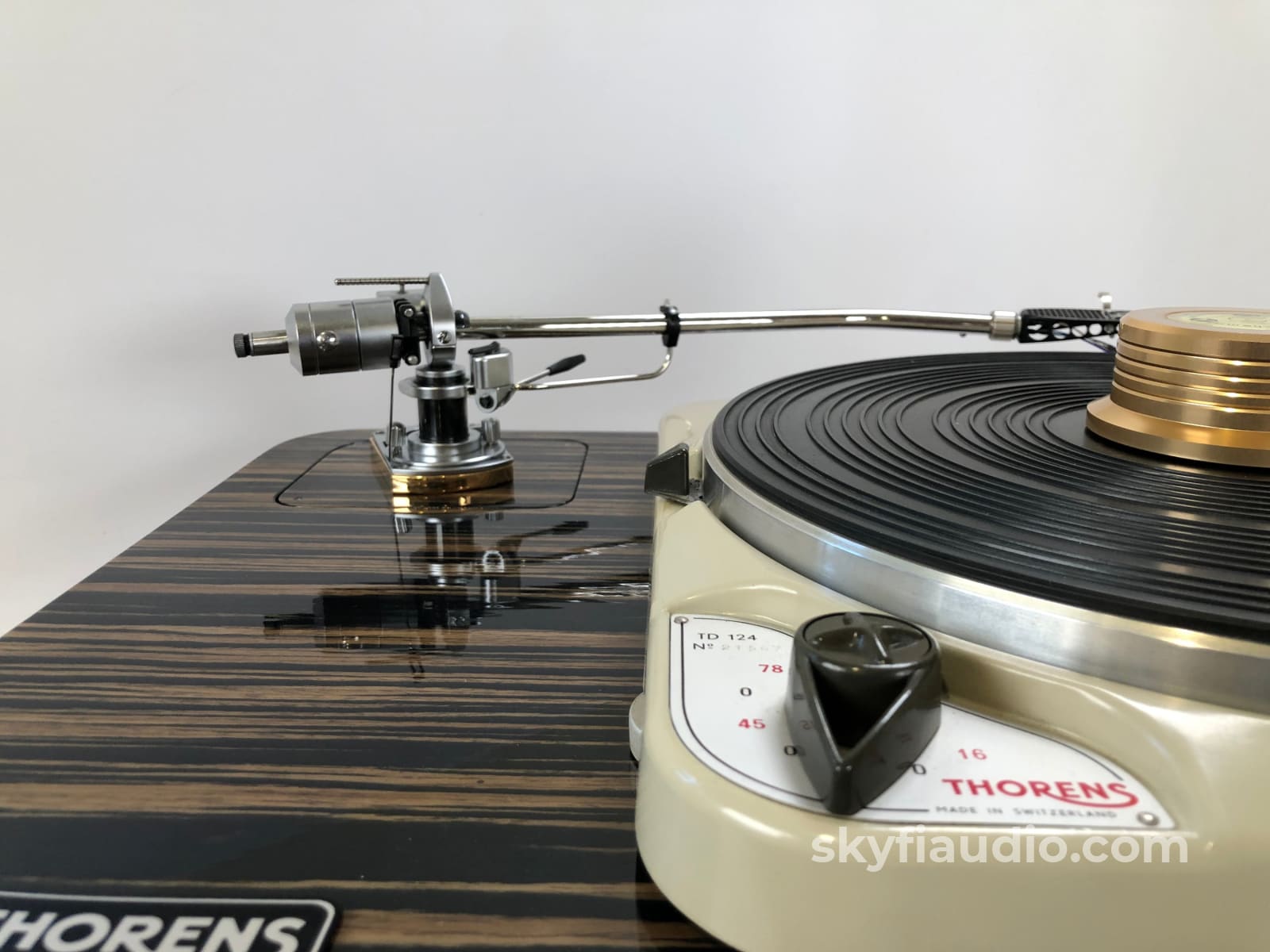 Custom Thorens Td-124 For Sean - No Tonearm Turntable