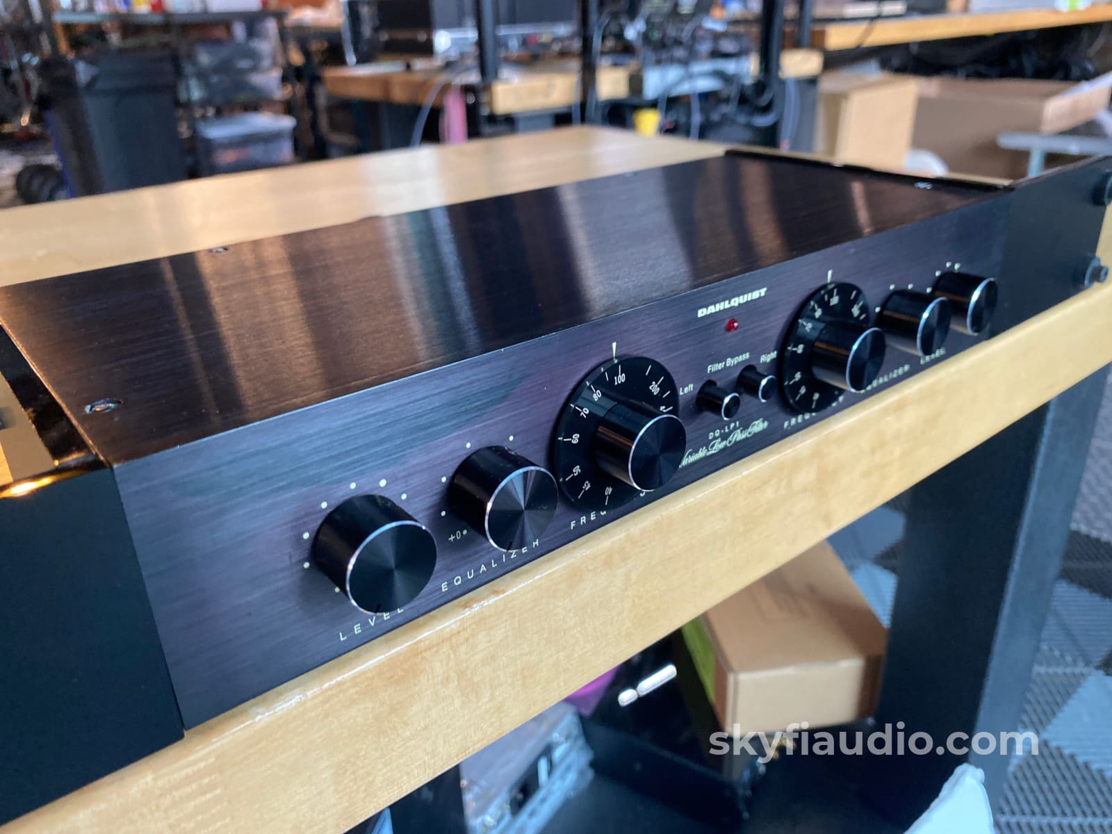 Dahlquist Dq-Lp1 Electronic 2 Way Crossover Withe Rare Rack Mount Accessory