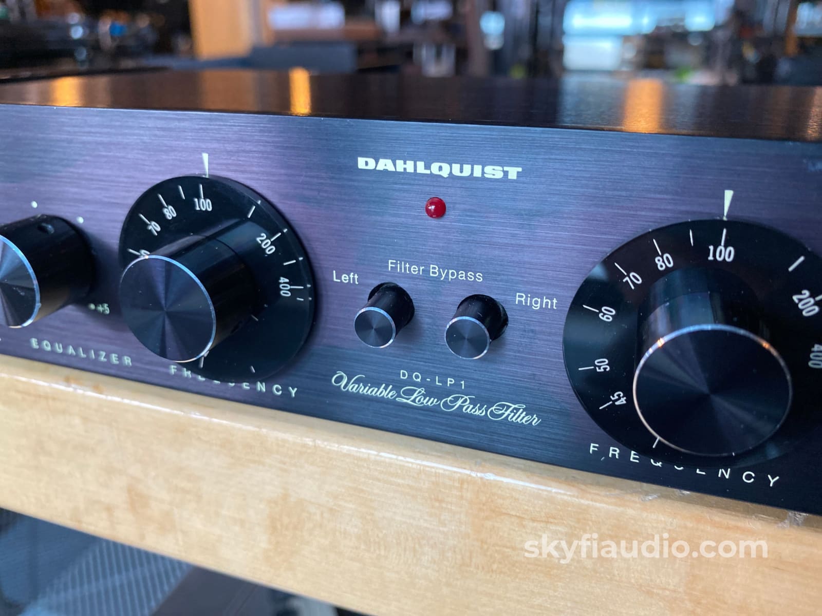 Dahlquist Dq-Lp1 Electronic 2 Way Crossover Withe Rare Rack Mount Accessory