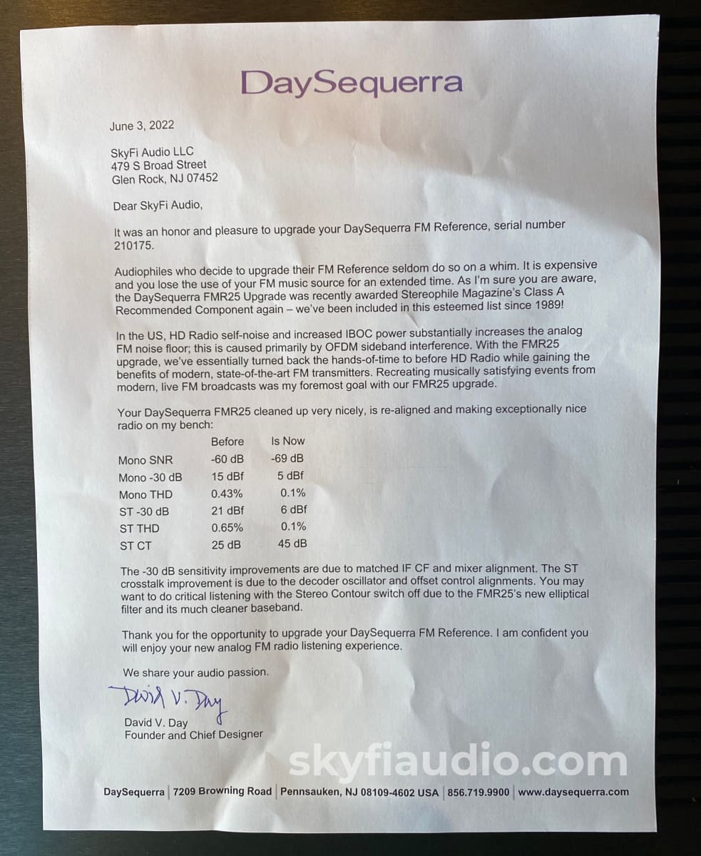 Day Sequerra 25Th Anniversary Fm Reference Tuner - The Ultimate