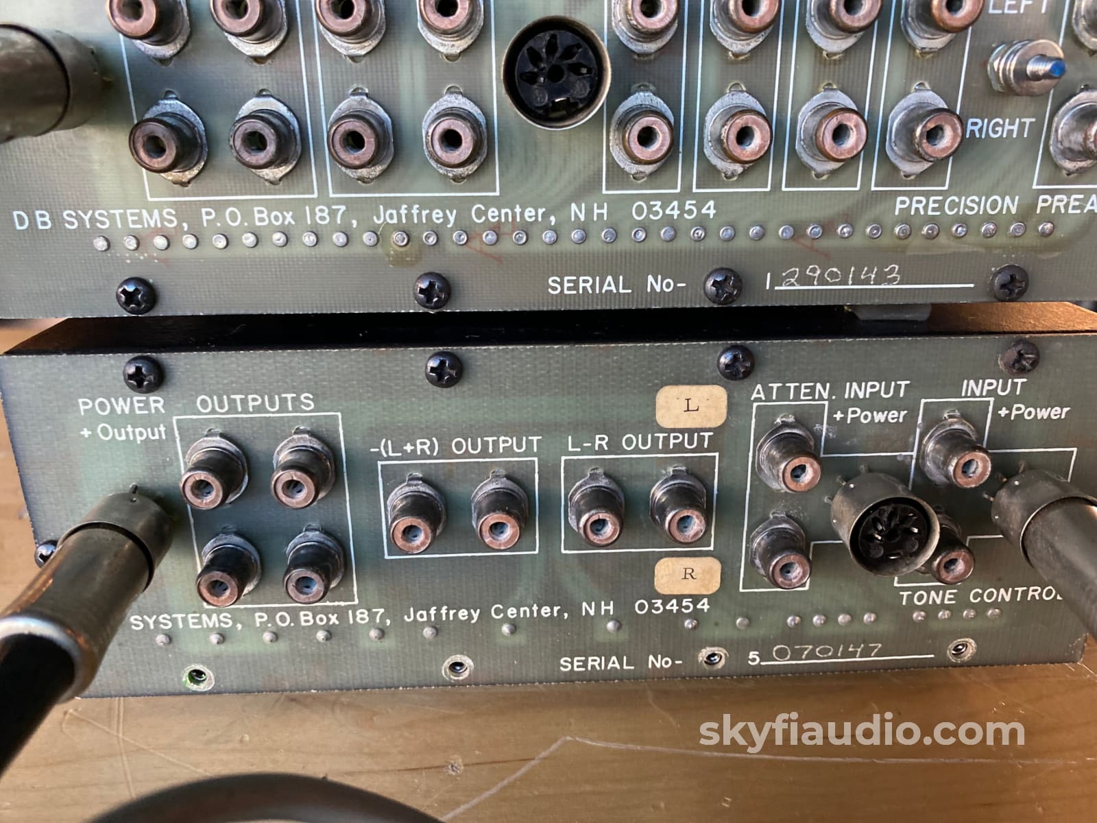 Db Systems Db-1 Db-5 Db-2 Preamp Tone Control Power Supply W/ Phono Preamplifier