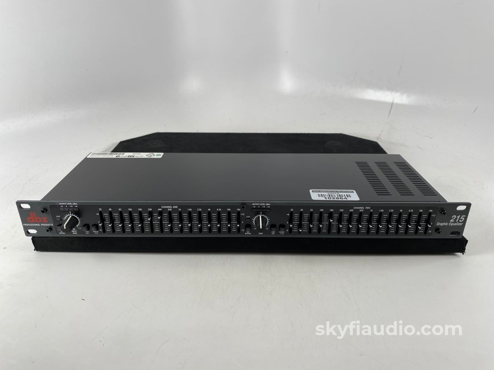 Dbx 215 - Dual-Channel 15-Band Graphic Equalizer Like New In Original Box