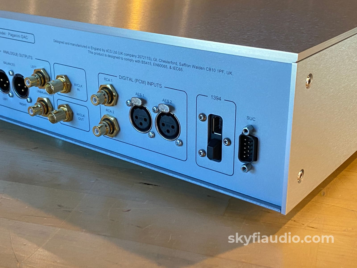 Dcs Paganini Dac (Digital To Audio Converter) - Complete Kit $18K Msrp Cd + Digital