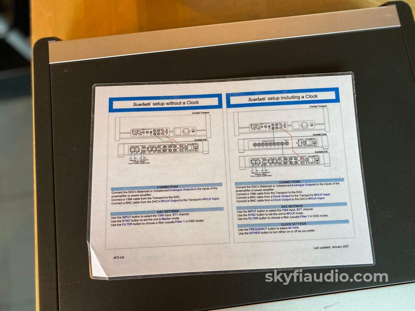 Dcs Scarlatti Stack - Sacd/Cd Transport Dac And Master Clock Wow Cd + Digital