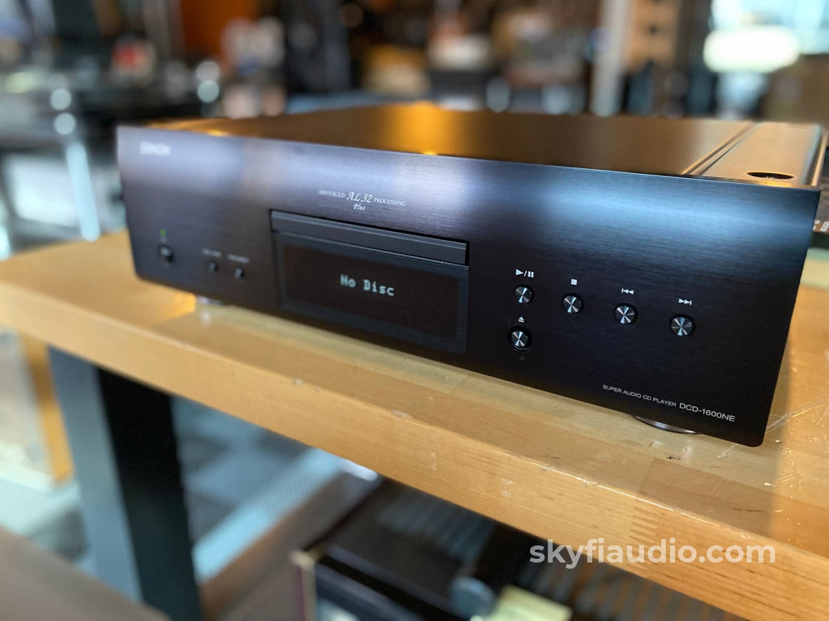 Denon Dcd-1600Ne Sacd/Cd Player Complete Set Cd + Digital