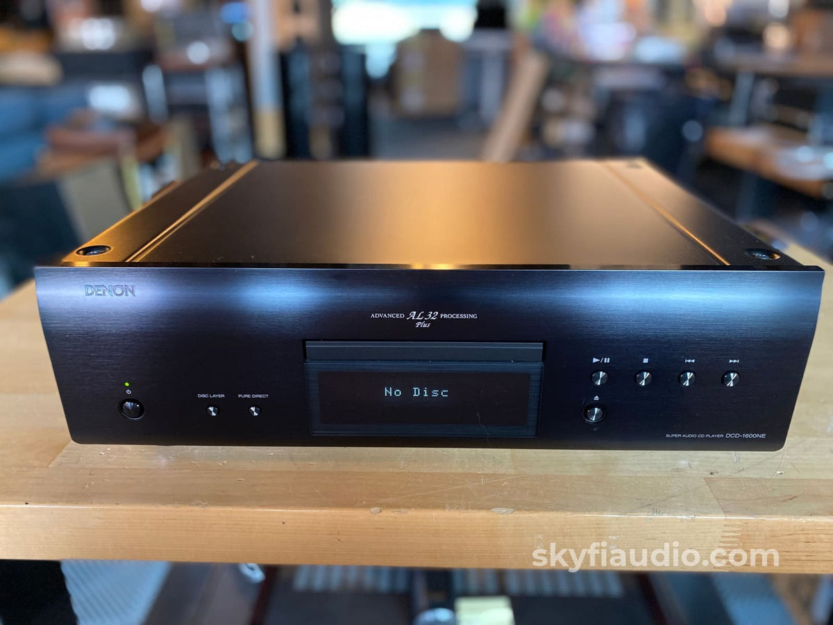 Denon Dcd-1600Ne Sacd/Cd Player Complete Set Cd + Digital