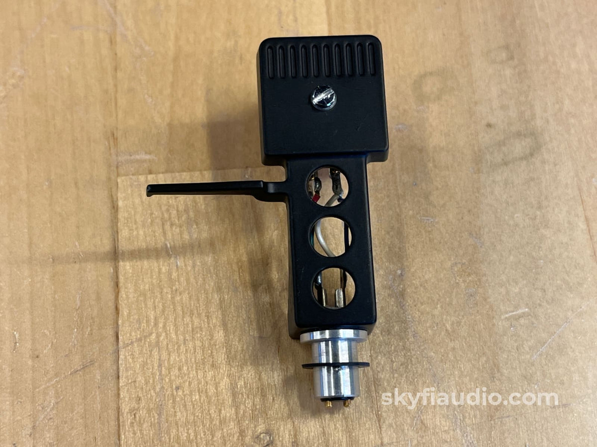 Denon Dl-110 Mc Phono Cartridge Paired W/ Vintage Technics Sh-98 Headshell