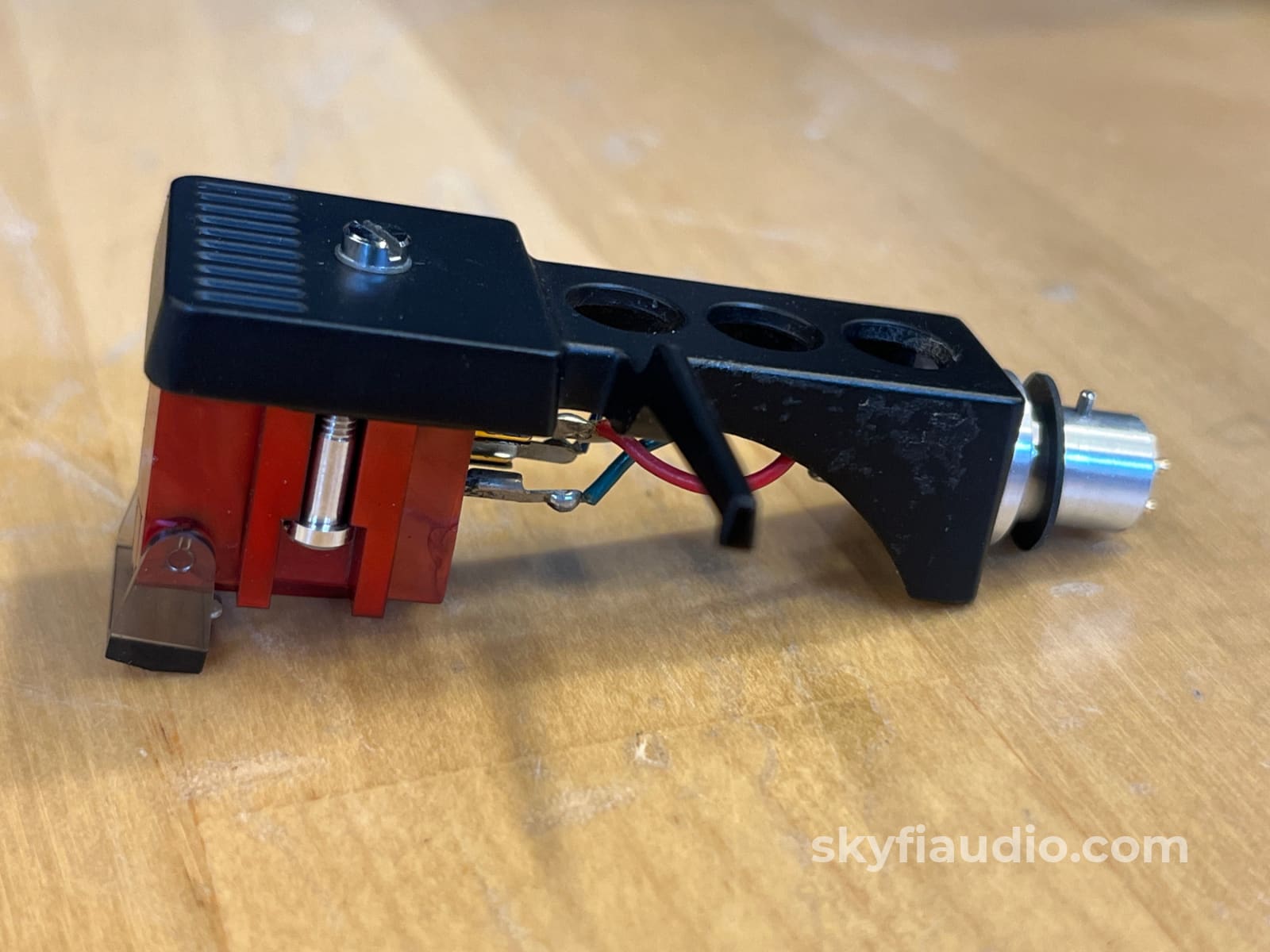 Denon Dl-110 Mc Phono Cartridge Paired W/ Vintage Technics Sh-98 Headshell