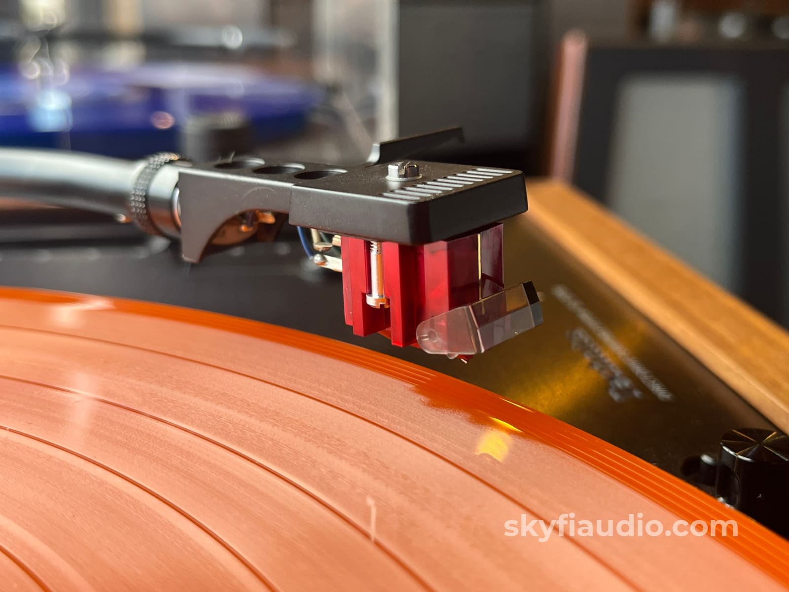 Denon Dl-110 Mc Phono Cartridge Paired W/ Vintage Technics Sh-98 Headshell