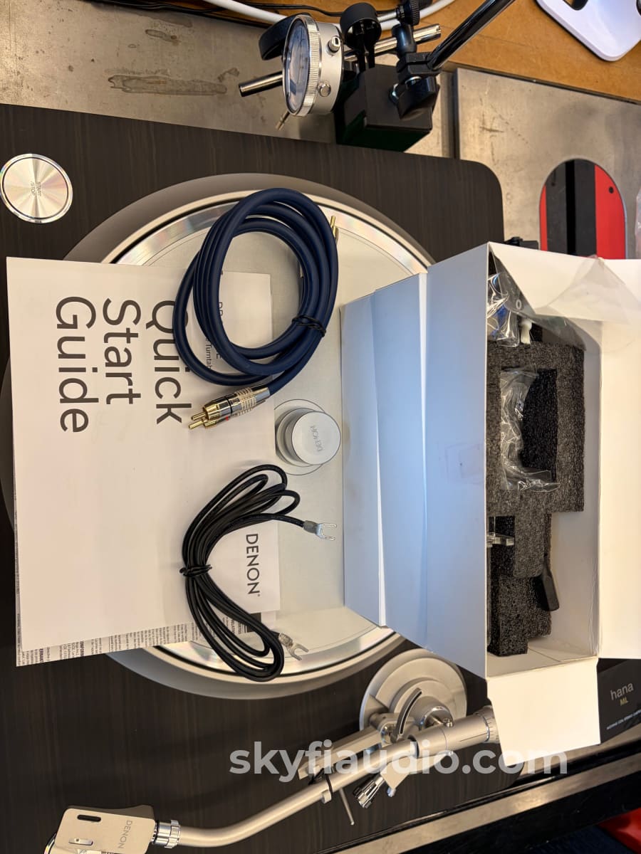Denon DP-3000NE Turntable Paired W/ New Hana MH Cartridge - Turntable