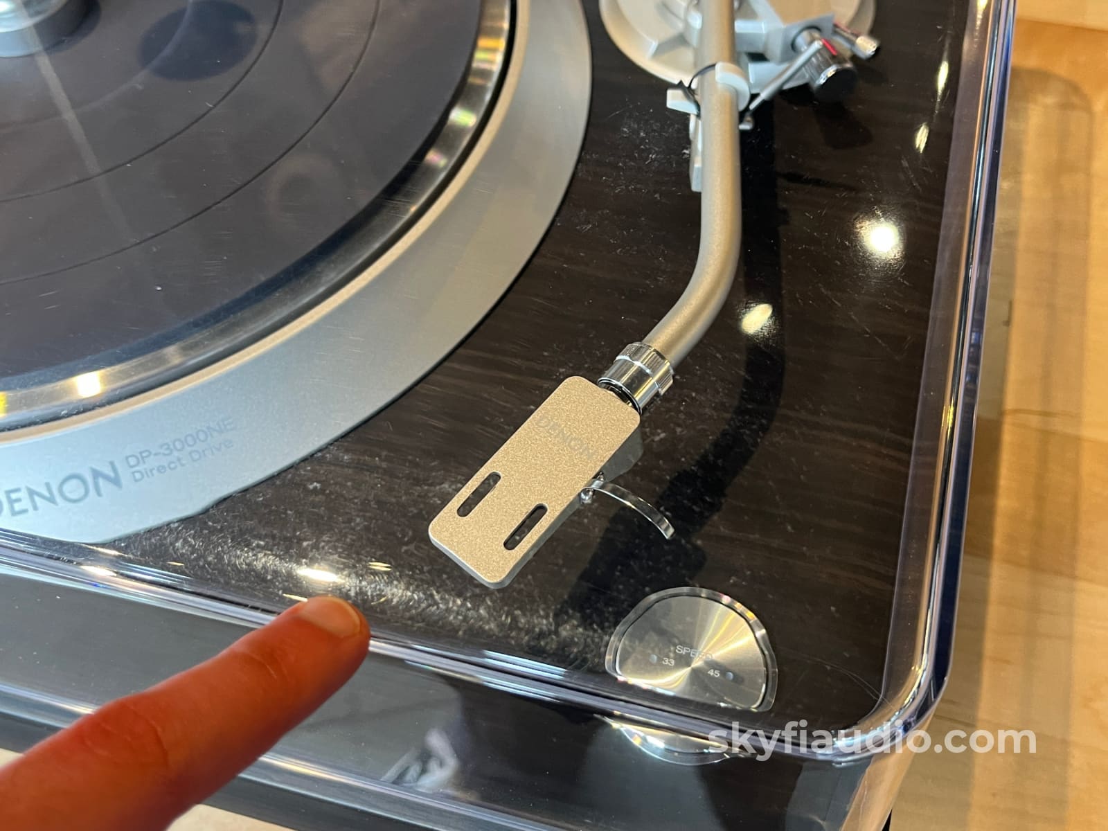 Denon DP-3000NE Turntable Paired W/ New Hana MH Cartridge - Turntable