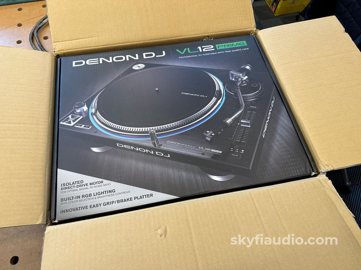Denon Vl12 Prime Turntable W.ortofon Blue Cartridge