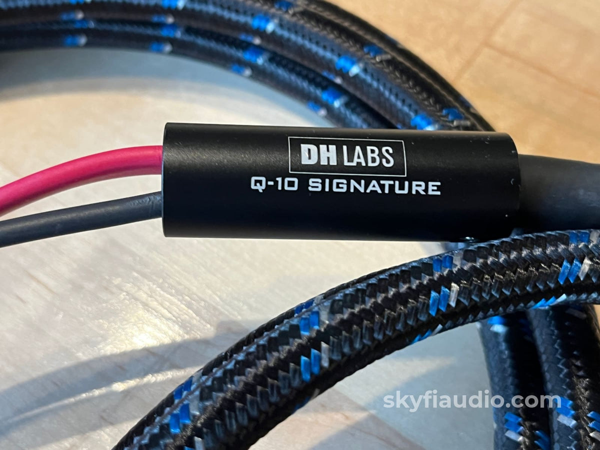 DH-Labs Silver sonic Q-10 Signature Speaker Cable - 6ft Pair (Banana) Cables