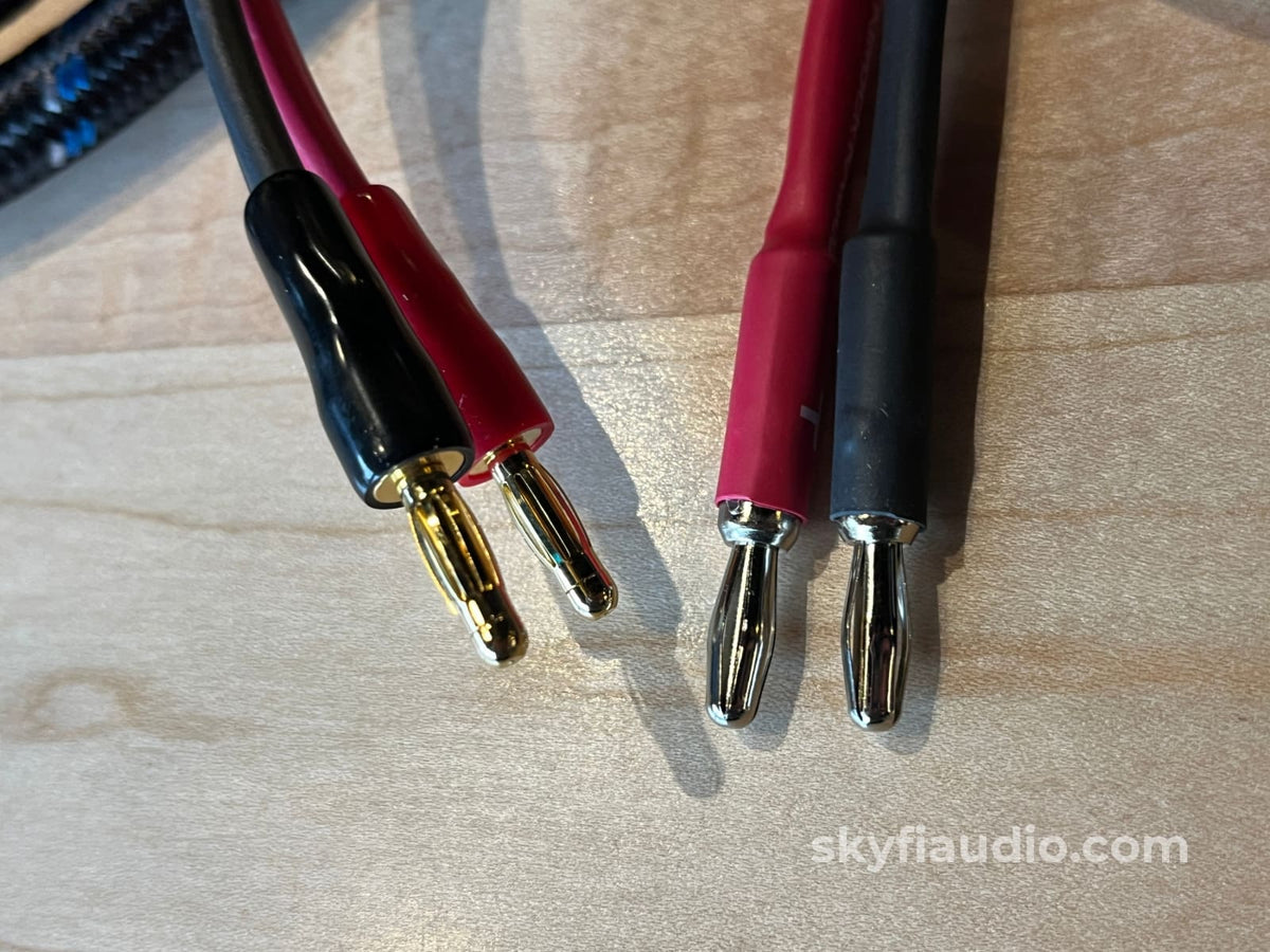 DH-Labs Silver sonic Q-10 Signature Speaker Cable - 6ft Pair (Banana) Cables
