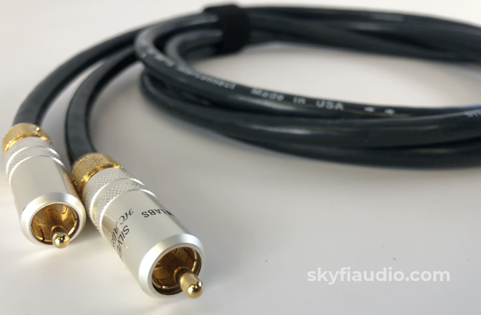 Dh Labs Silver Sonic Rca Audio Cable Pair - 1M Cables