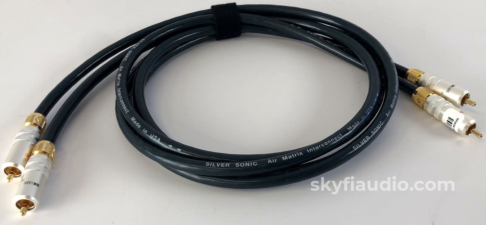 Dh Labs Silver Sonic Rca Audio Cable Pair - 1M Cables