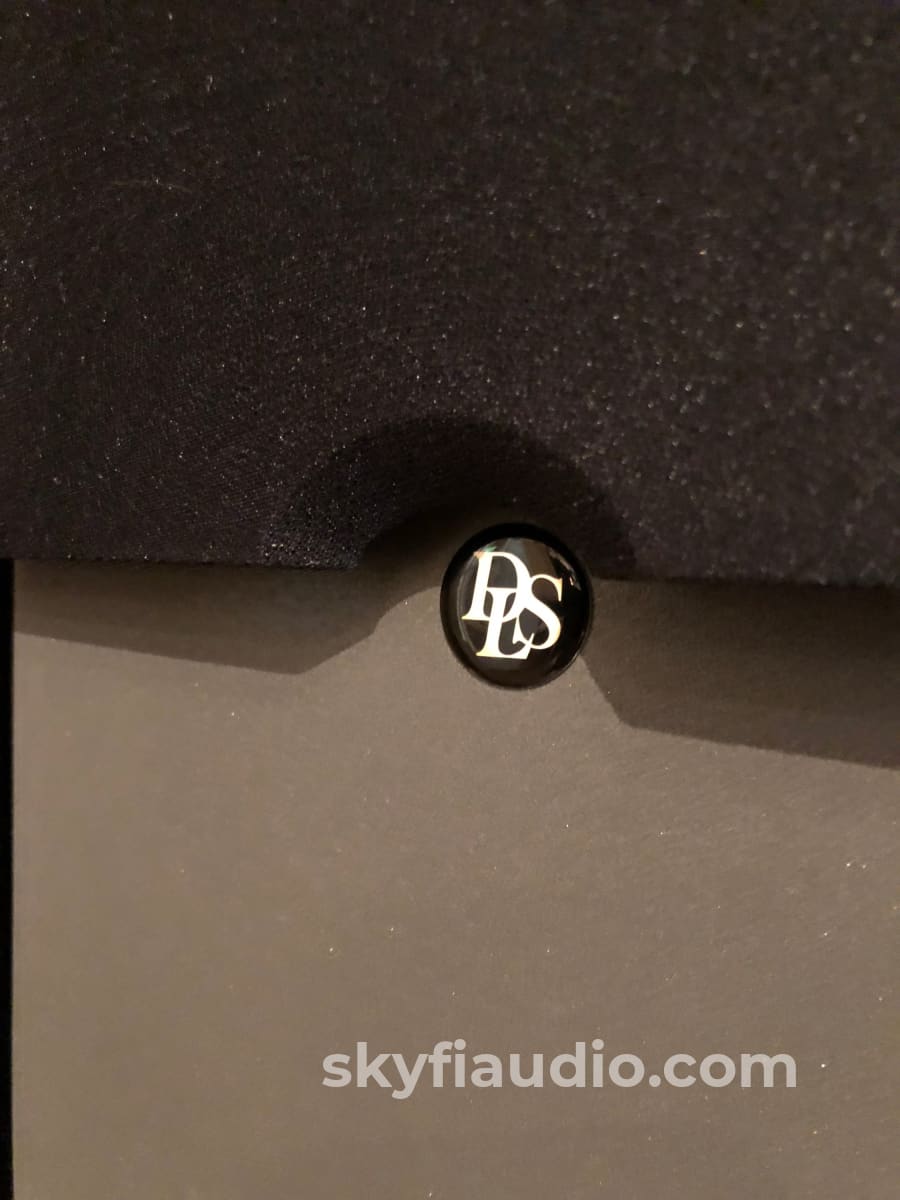 Dls M66 Full Range Speakers In Gloss Black - Rare