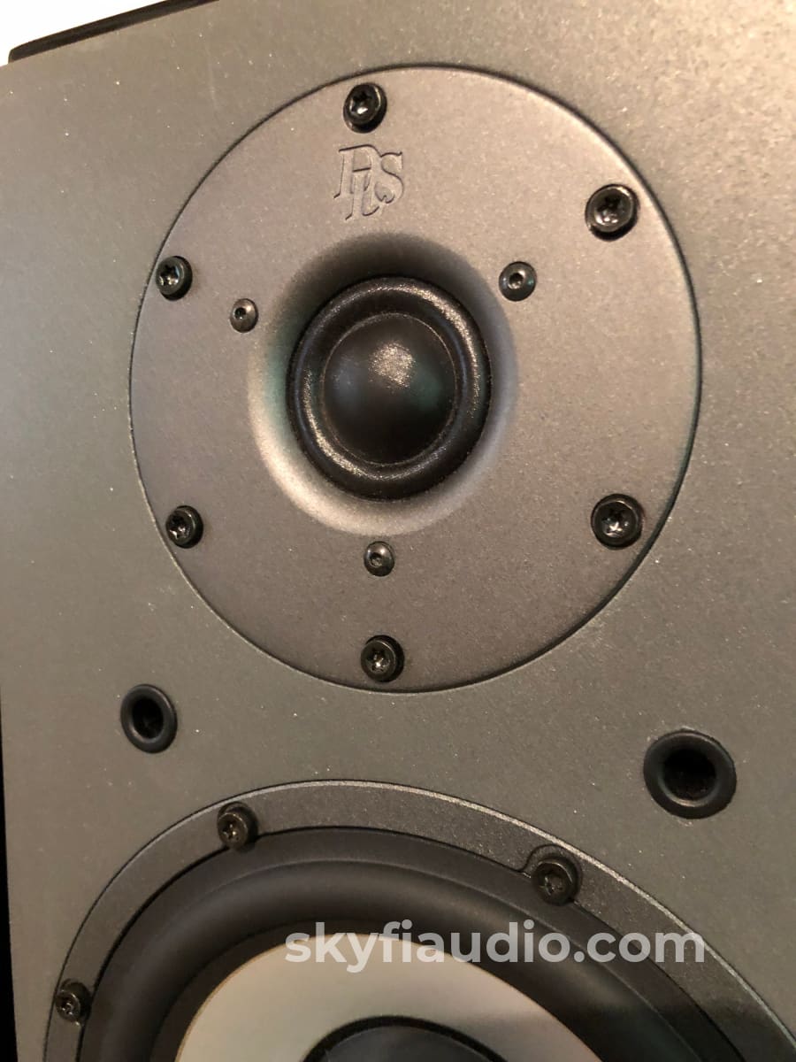 Dls M66 Full Range Speakers In Gloss Black - Rare