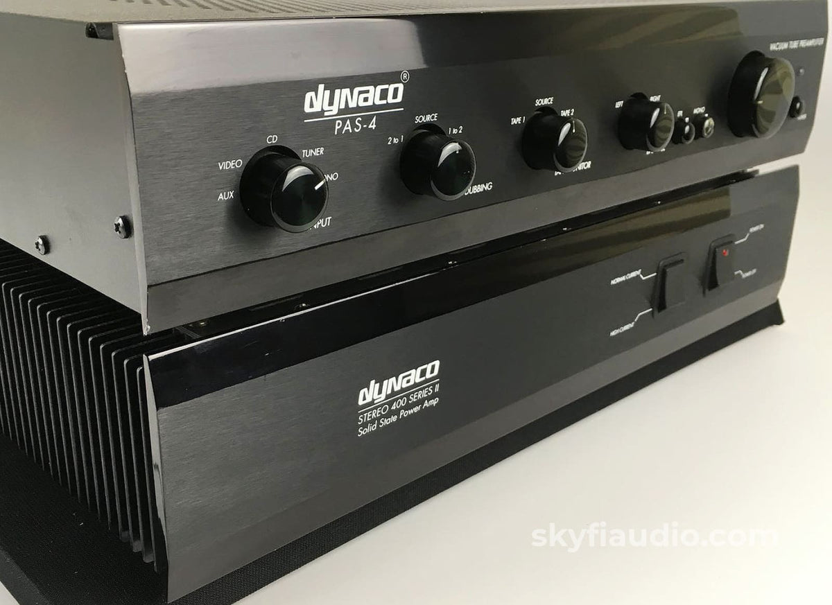 Dynaco PAS-4 Tube Preamp and Stereo 400 Series II Solid State Amp Comb