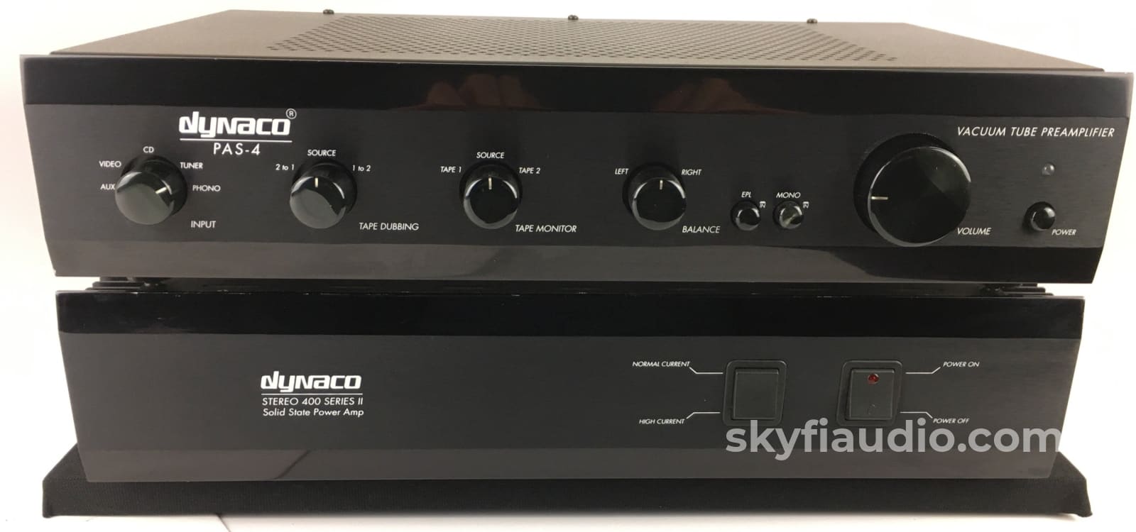 Dynaco Pas-4 Tube Preamp And Stereo 400 Series Ii Solid State Amp Combo Amplifier