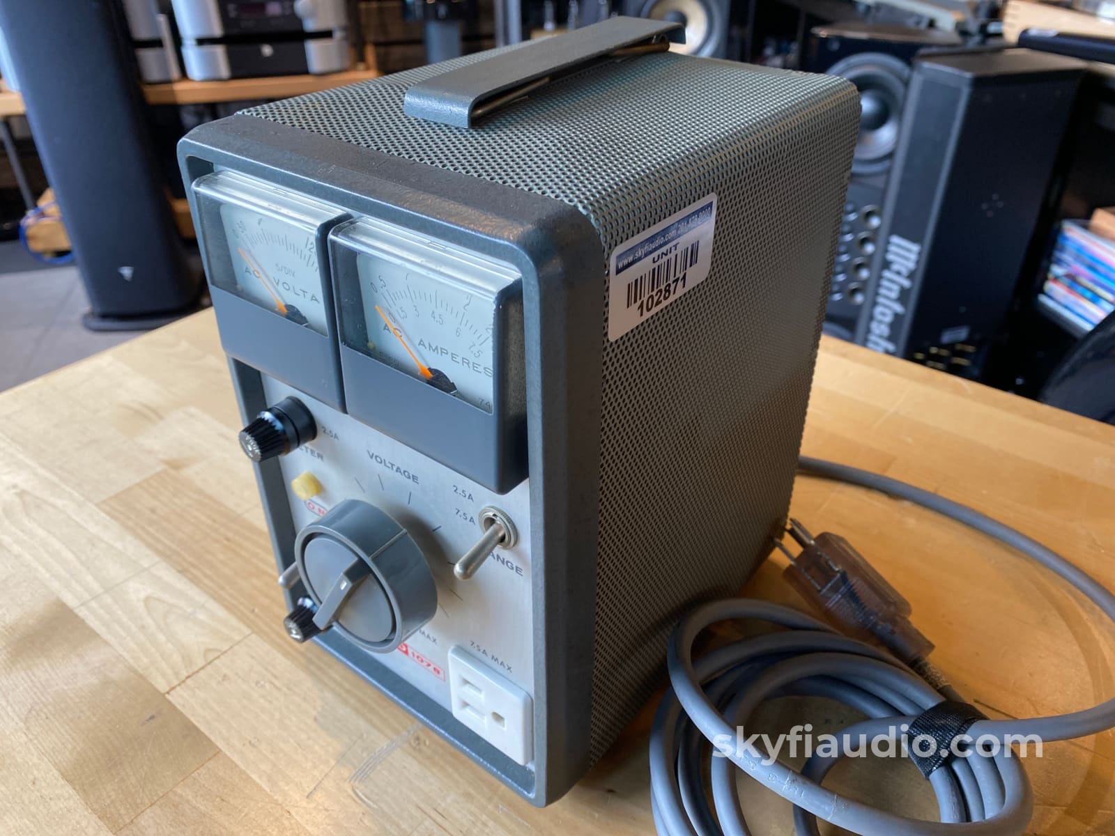 Eico Model 1078 Variac (Variable Autotransformer) 7.5A Rated - For 117Vac Components Accessory