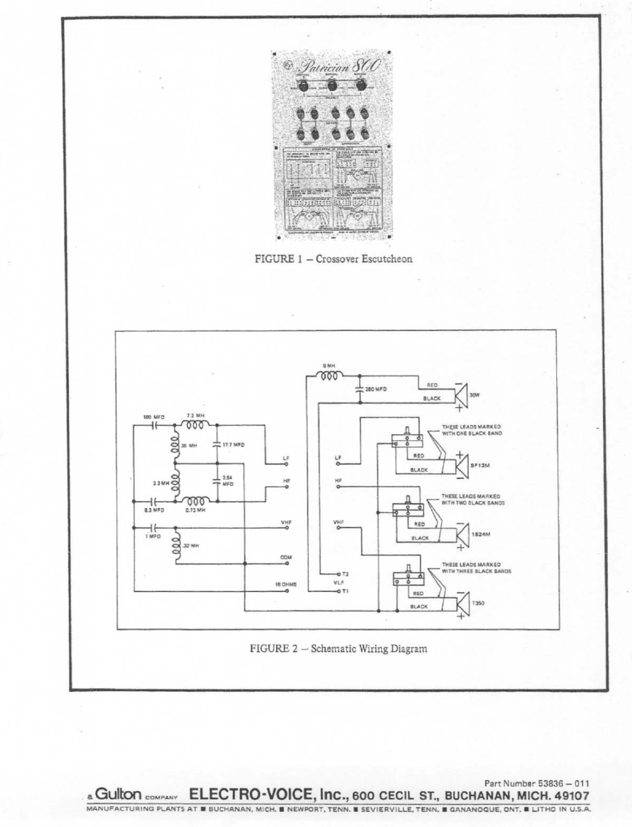 Electro-Voice Patrician 800 Vintage Speakers - 4-Way With 30 Woofers!!