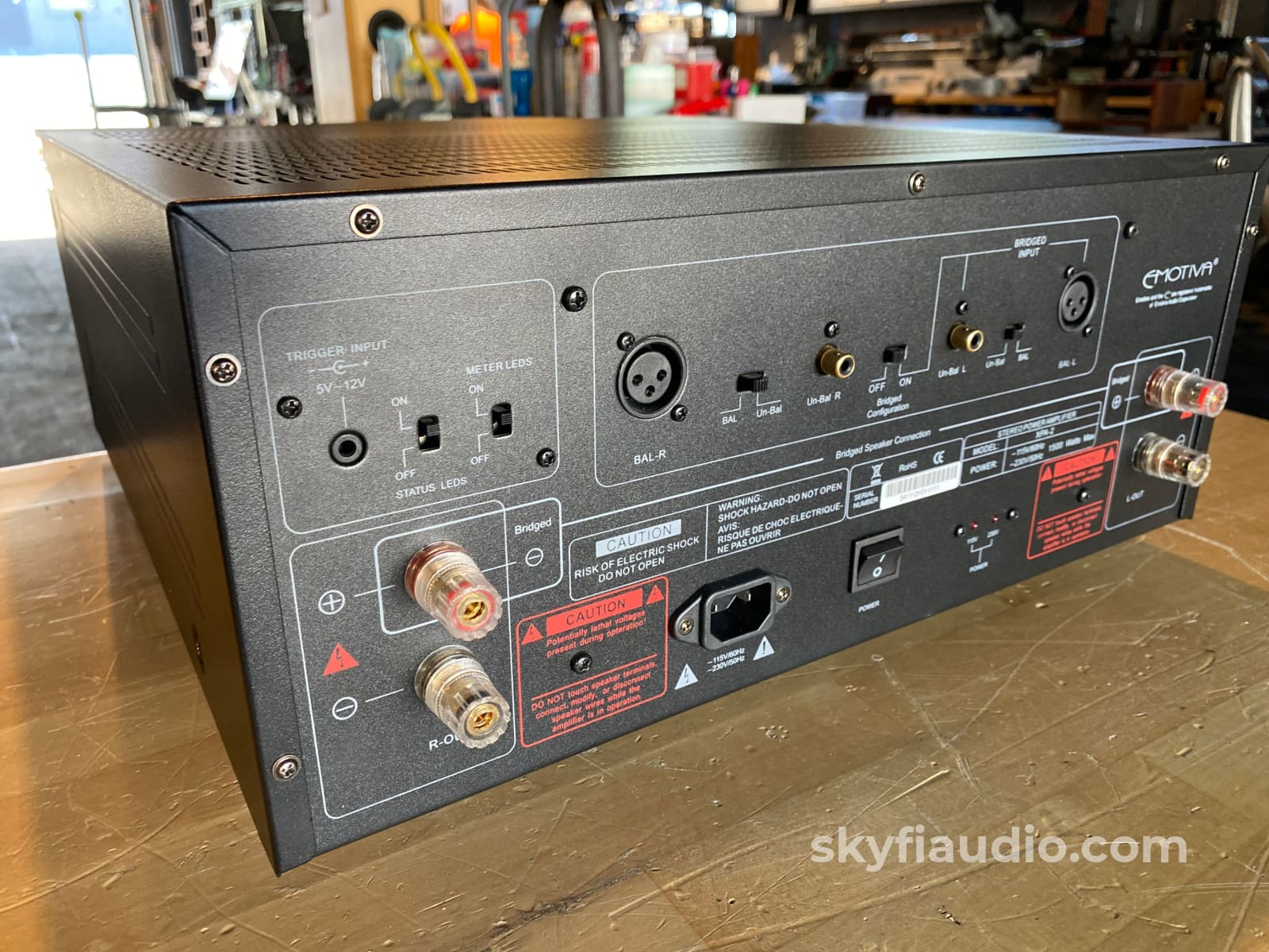 Emotiva Xpa-2 (Gen 1) Stereo Amplifier 250Wx2 With Vu Meters Recaueuhnjytoagny