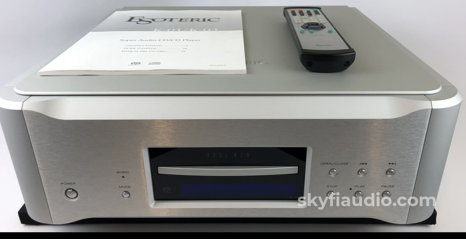 Esoteric K-03 Sacd/Cd Player With Remote And Manual (A) Cd + Digital