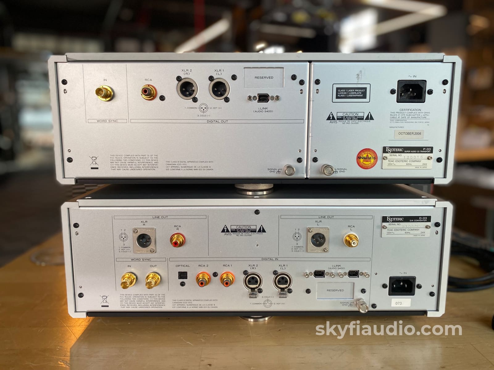 Esoteric P-03 Cd Transport & D-03 Dac + Digital