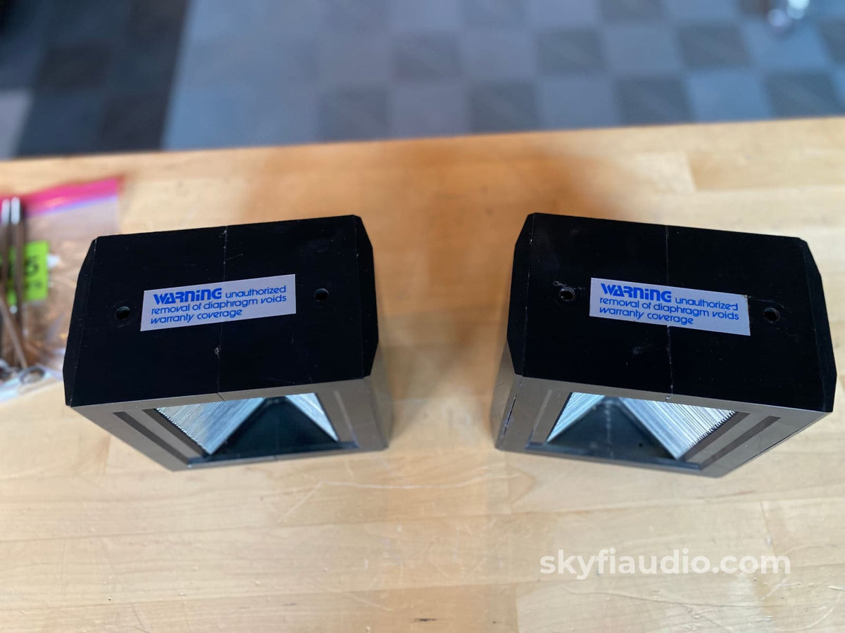 Ess Heil Amt (Air Motion Transformer) Tweeter Pair - Original! Speakers