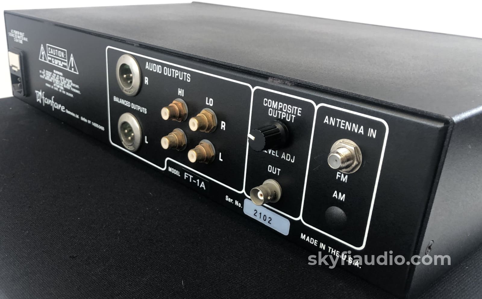 Fanfare Ft-1A Digital/Analog Fm Tuner With Remote - Stereophile Class A Rated Component