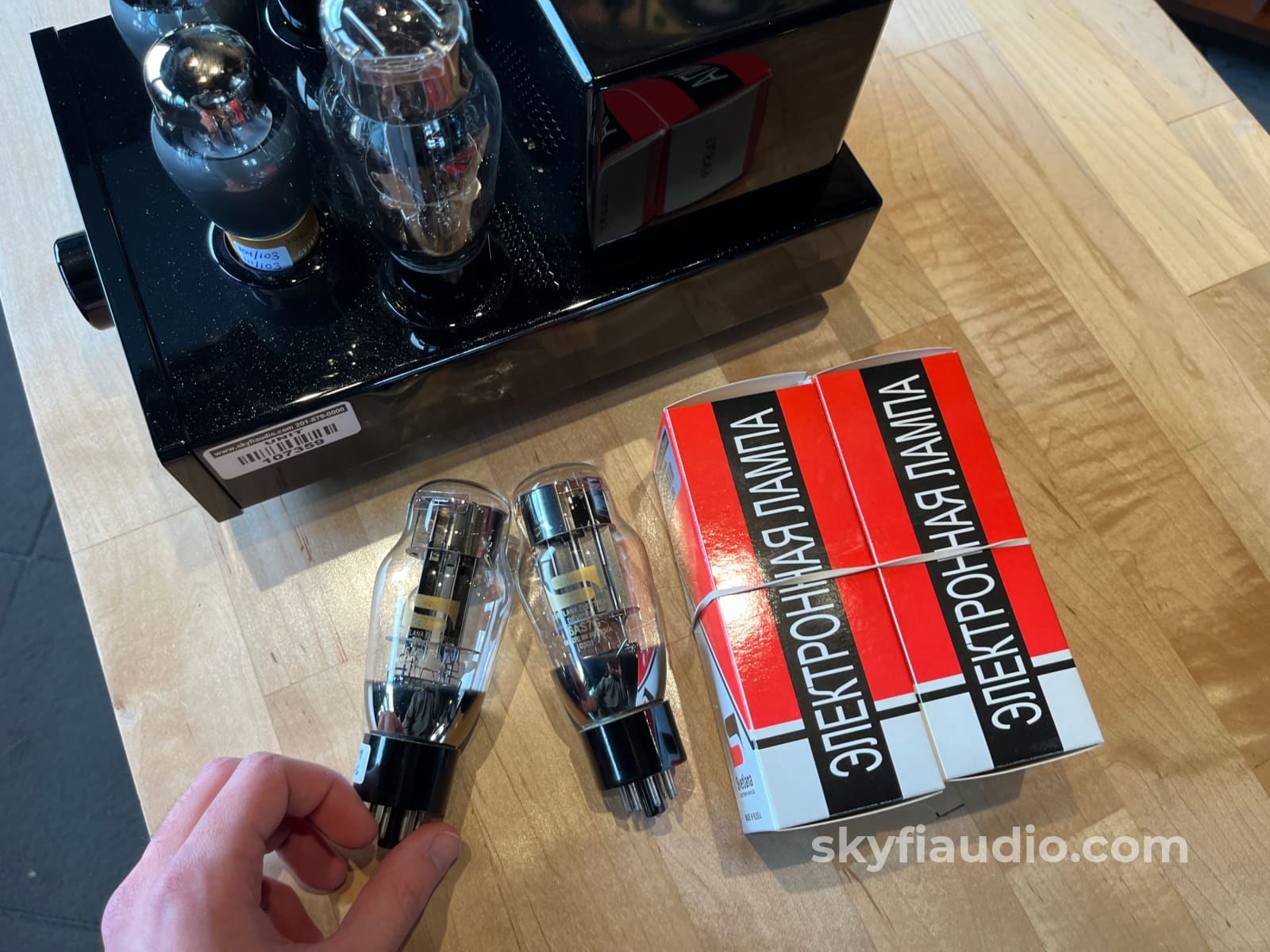Feliks Audio Euforia 20th Anniversary Tube Headphone Amp W/ Spare Svetlana 6AS7 Tubes Amplifier