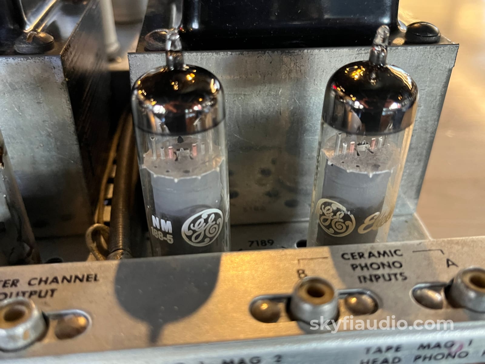 Fisher X-202 Stereo Master Control Amplifier (Integrated Amp) w/ Premium Vintage Tubes - Serviced Integrated Amplifier