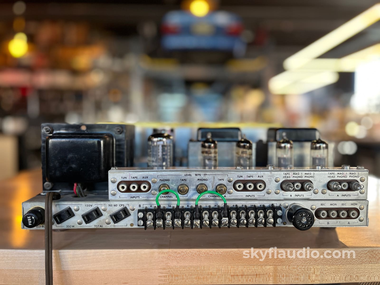 Fisher X-202 Stereo Master Control Amplifier (Integrated Amp) w/ Premium Vintage Tubes - Serviced Integrated Amplifier