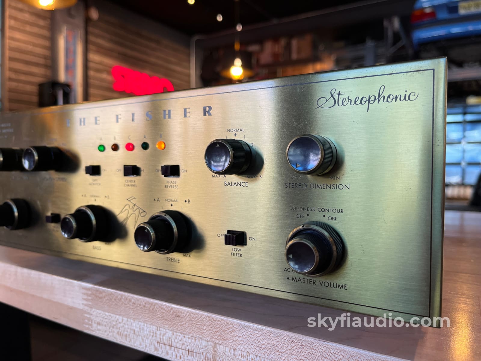 Fisher X-202 Stereo Master Control Amplifier (Integrated Amp) w/ Premium Vintage Tubes - Serviced Integrated Amplifier