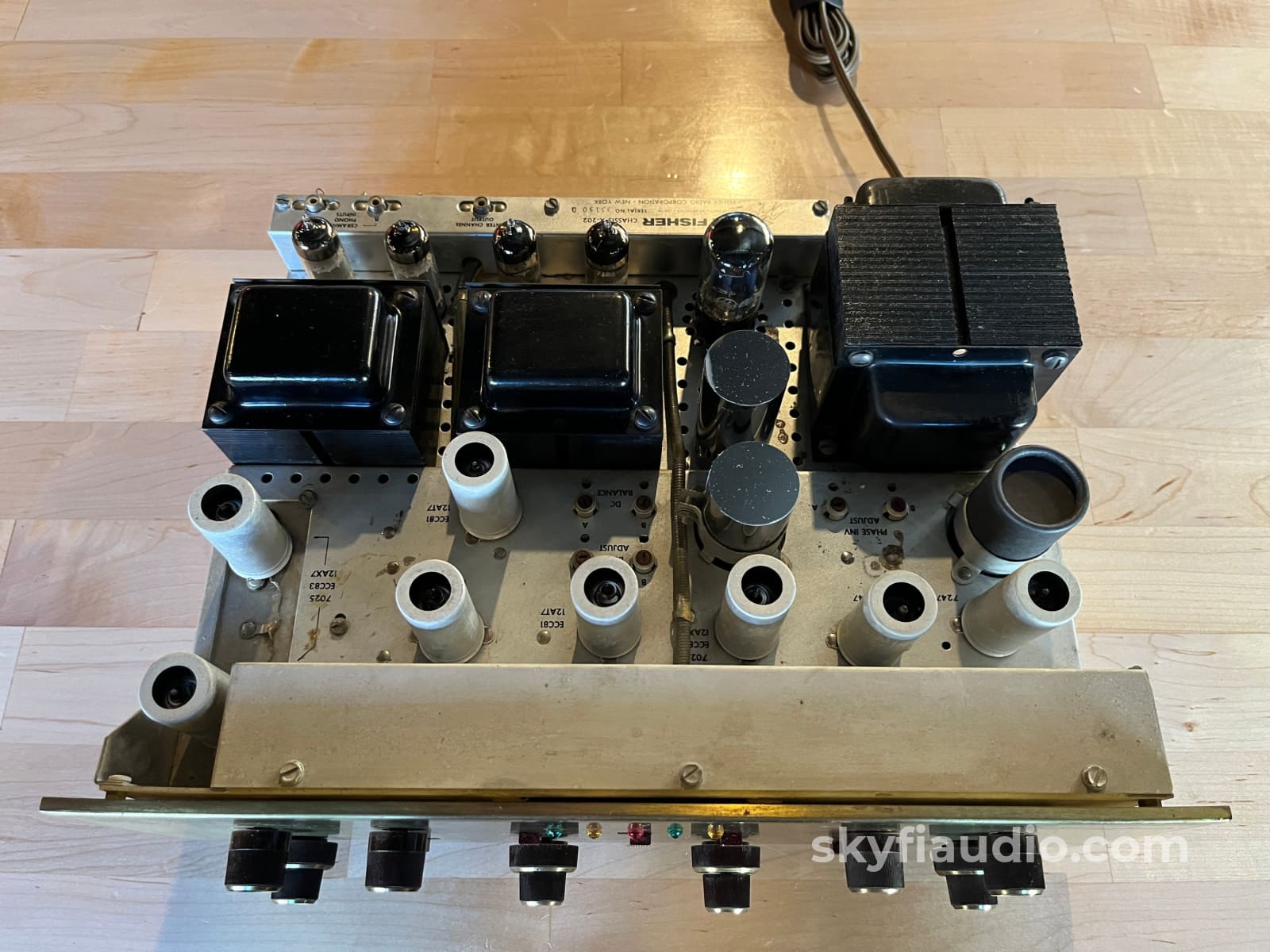 Fisher X-202 Stereo Master Control Amplifier (Integrated Amp) w/ Premium Vintage Tubes - Serviced Integrated Amplifier