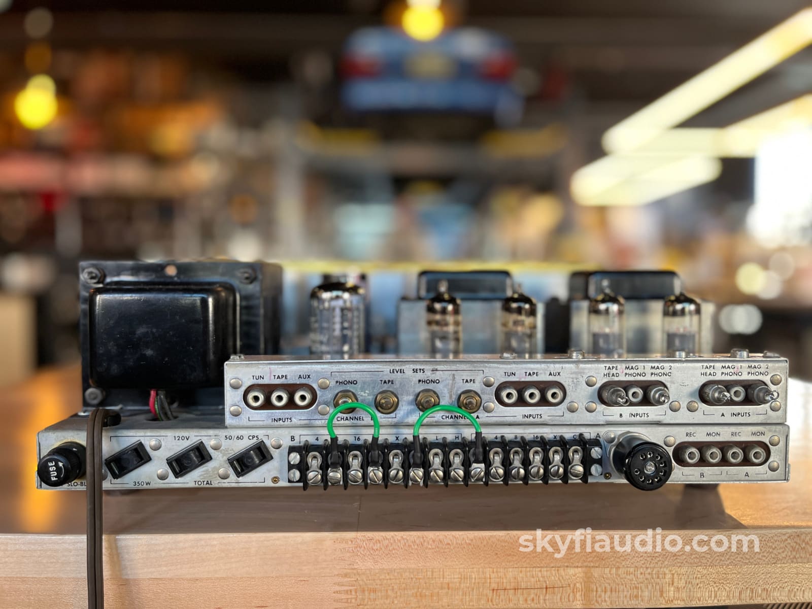 Fisher X-202 Stereo Master Control Amplifier (Integrated Amp) w/ Premium Vintage Tubes - Serviced Integrated Amplifier