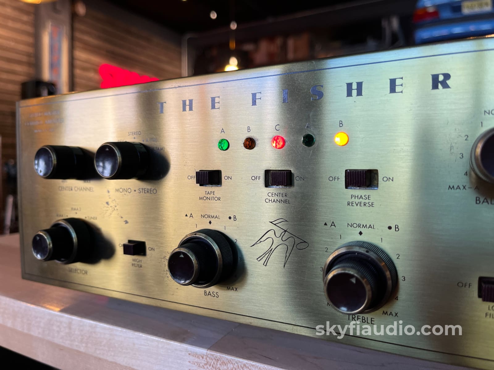 Fisher X-202 Stereo Master Control Amplifier (Integrated Amp) w/ Premium Vintage Tubes - Serviced Integrated Amplifier