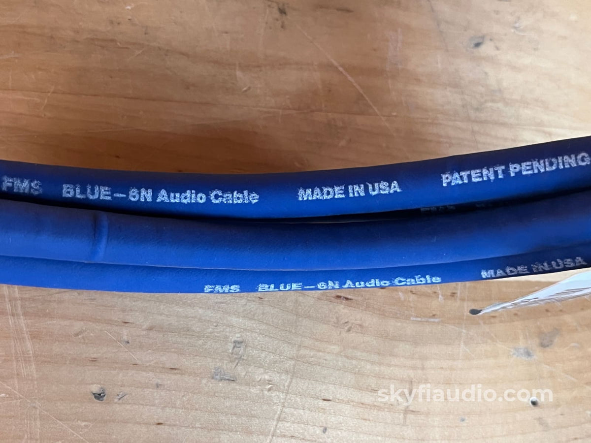 FMS Blue-6N XLR Cable Pair - 1m - Cables