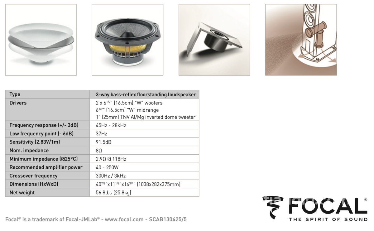 Focal Chorus V 826W 30Th Anniversary Limited Edition Speakers