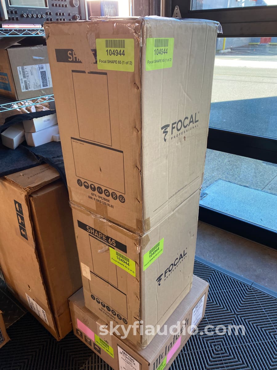 Focal Shape 65 Powered Monitor Speakers - New
