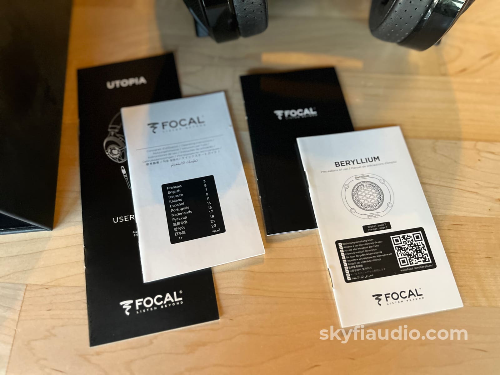 Focal Utopia Headphones - Beryllium Drivers - Complete Headphones