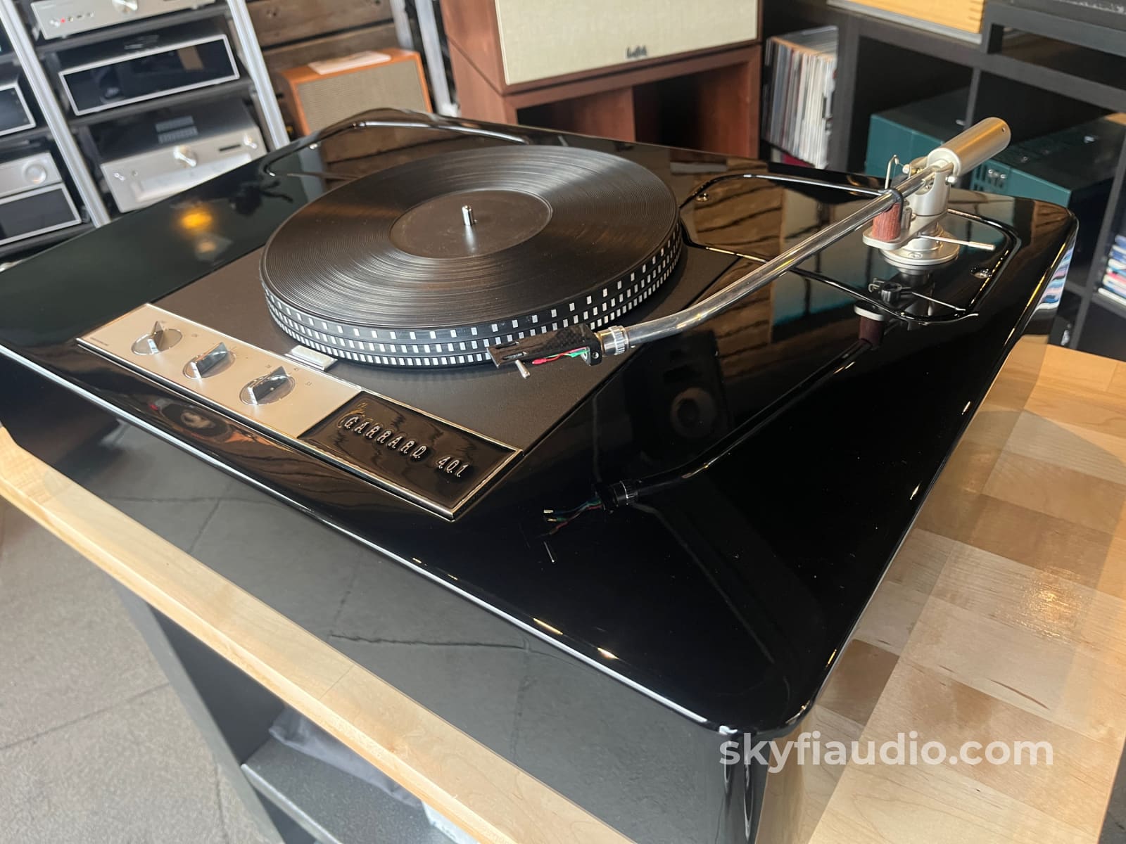 Custom Artisan Fidelity Garrard 401 Turntable - w/ New Lyra Delos MC Turntable