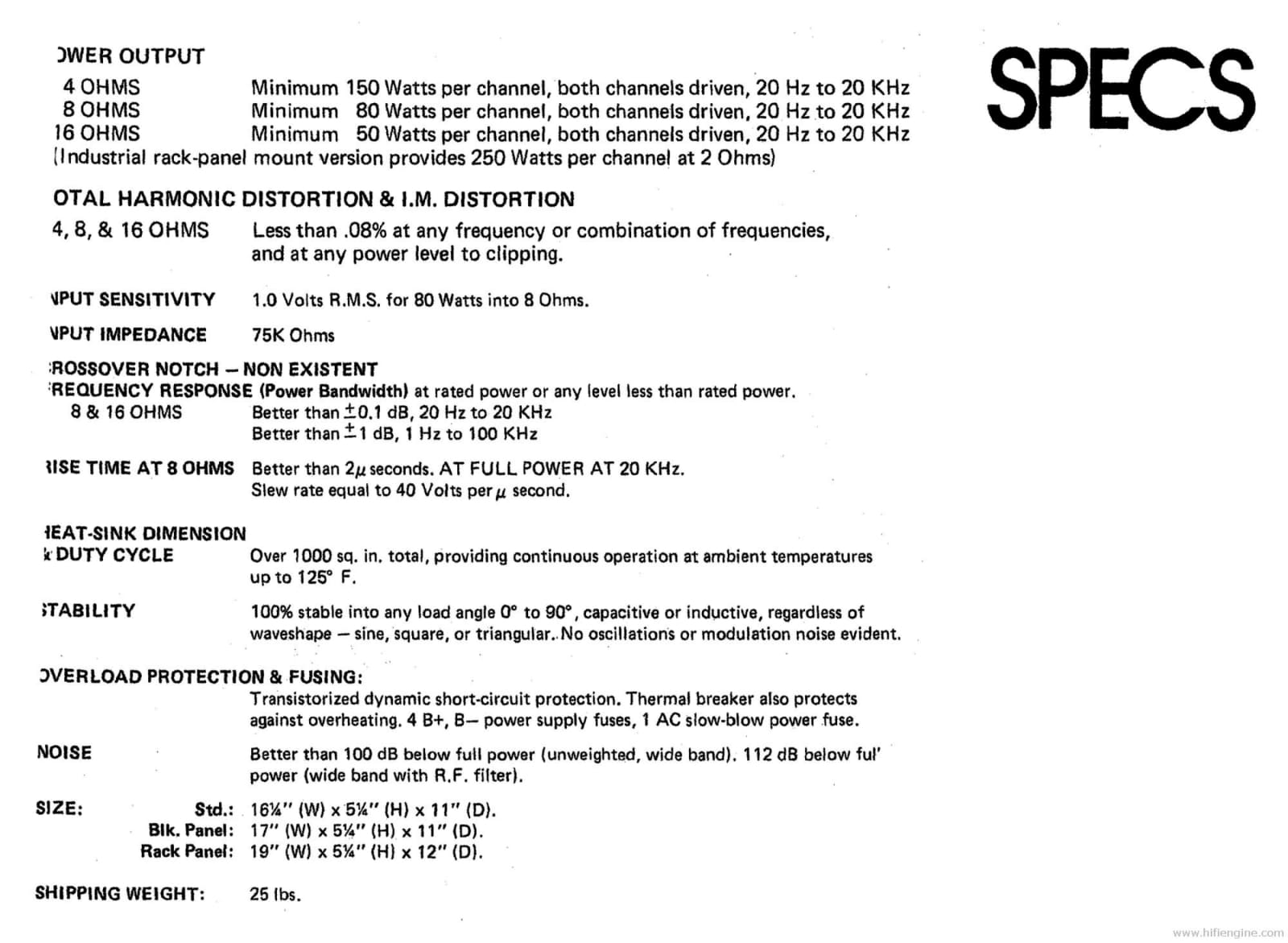 Gas (Great American Sound Company) Son Of Ampzilla Amplifier