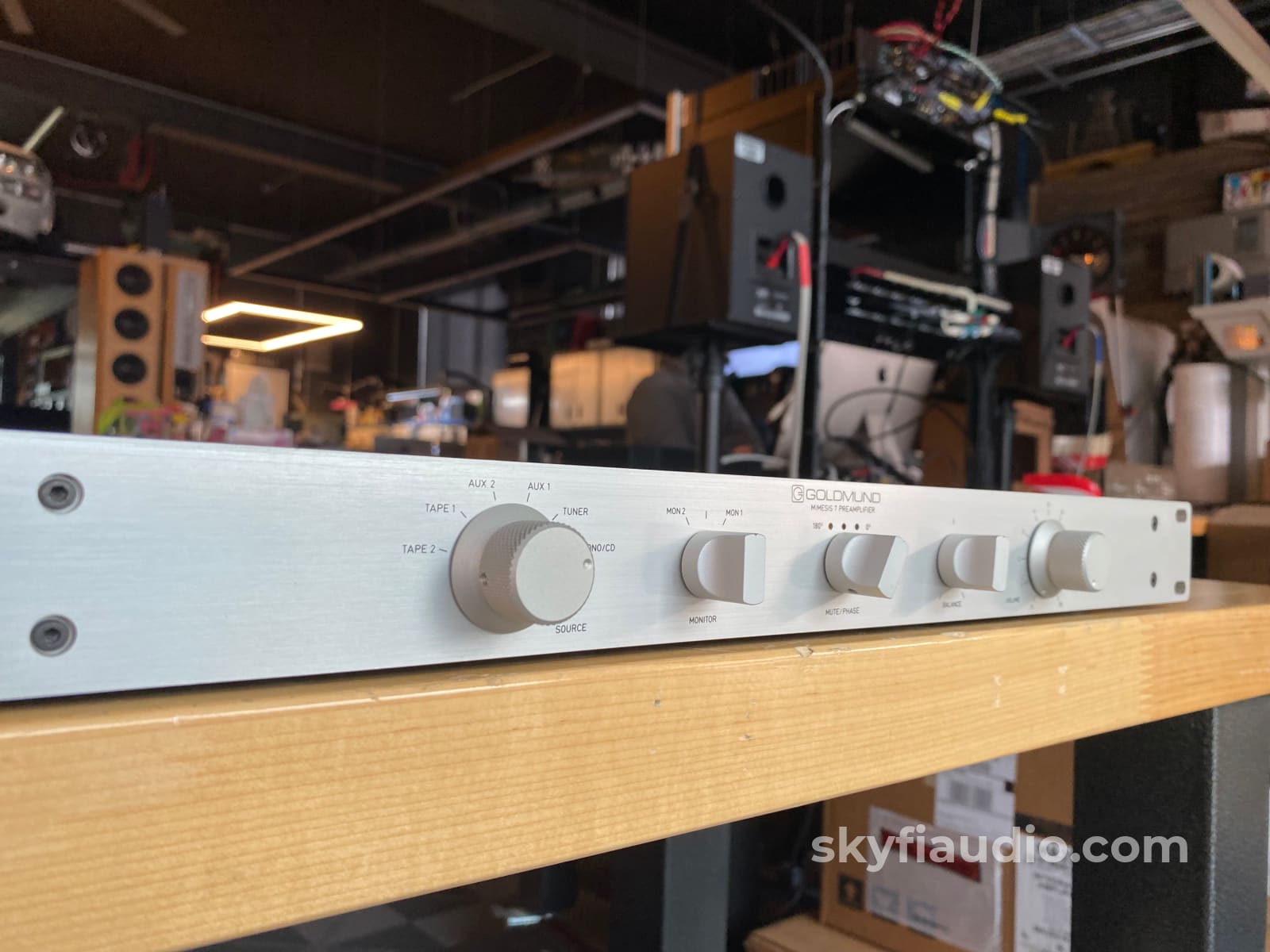 Goldmund Memesis 7 Preamp (Skyfi Restored) W/ Mc Phono + Penny & Giles Volume Control Preamplifier