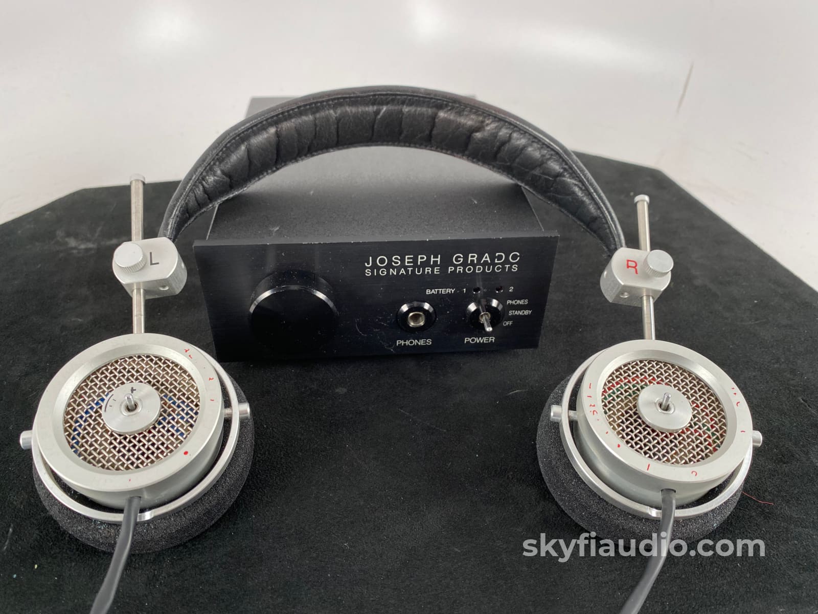 Grado Hp-1 (Hp-1000 Series) Rare And Legendary Vintage Headphones With Hpa-1 Battery Powered